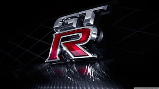 GTR logo illustration, Nissan GT-R, Nissan