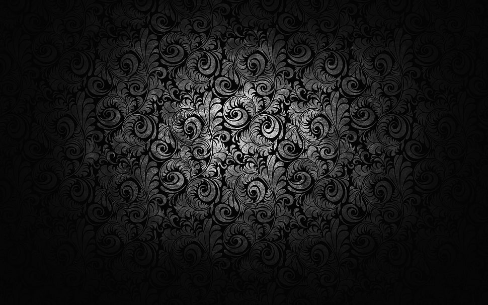 abstract, black, monochrome, pattern HD wallpaper