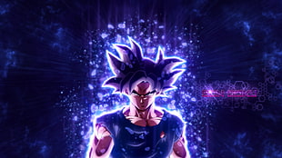 San Goku digital wallpaper, Dragon Ball Super, Son Goku, Ultra Instinct, Ultra-Instinct Goku