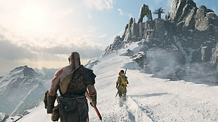 God of War video game still screenshot, God of War, Kratos, video games, God of War (2018)