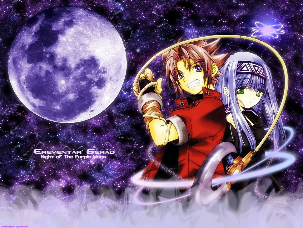 Ereventa Gerad Night Of The Purple Moon anime HD wallpaper