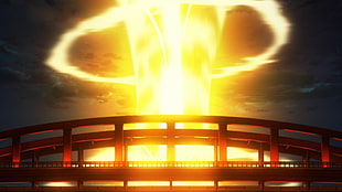 brown bridge, Fate/Zero, anime HD wallpaper