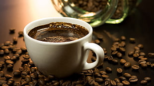 coffee, coffee beans, drink HD wallpaper