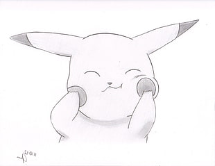 Pokemon Pikachu sketch