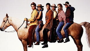 men's yellow long-sleeved sport shirt, Friends (TV series), Monica Geller, Ross Geller, Joey Tribbiani HD wallpaper