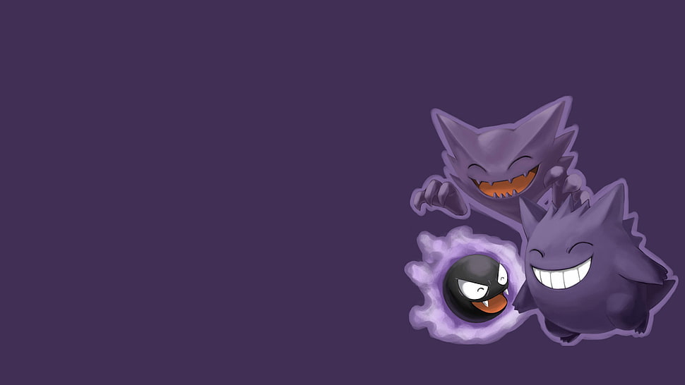 ghost-type Pokemon digital wallpaper HD wallpaper
