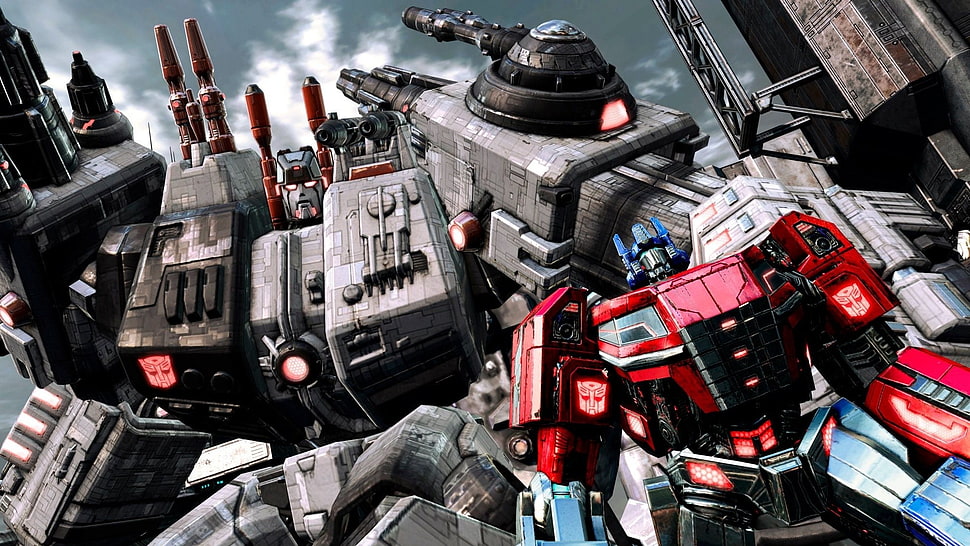 Transformers digital wallpaper HD wallpaper