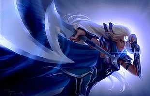 battle character graphic, League of Legends, Diana HD wallpaper