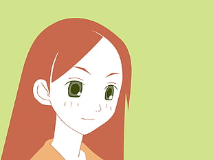 woman anime character digital wallpaper