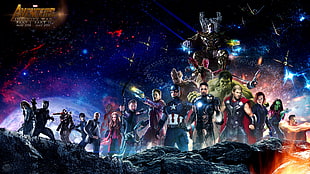 Avengers illustration HD wallpaper