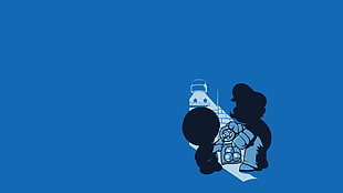 two characters illustration