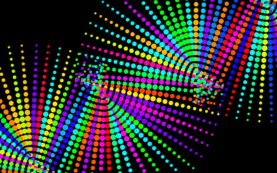 multicolored abstract digital wallpaper HD wallpaper