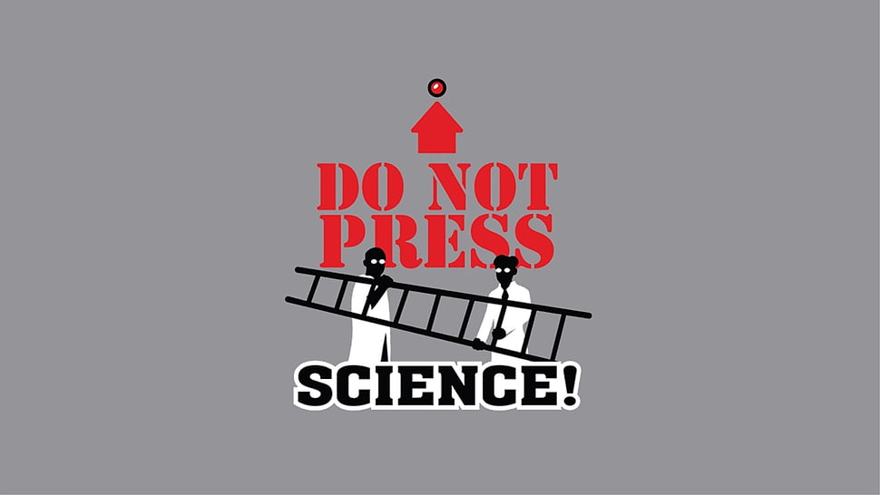 Do Not Press advertisement HD wallpaper