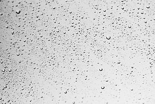 photography of mirror raindrops HD wallpaper