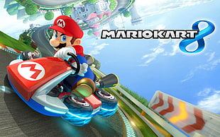 Mario Kart 8 illustration HD wallpaper