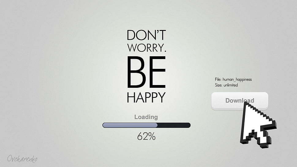 Don't Worry Be Happy loading HD wallpaper