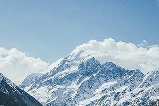 Mount Everest, nature, mountains, landscape, clouds HD wallpaper
