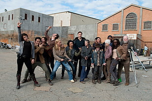 Walking Dead cast, The Walking Dead, TV, Steven Yeun HD wallpaper