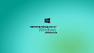 Windows 7 logo, Terrans Force, Windows 7 HD wallpaper