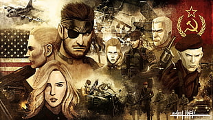 game application wallpaper, Metal Gear Solid V: The Phantom Pain, Metal Gear Solid 4, Another World