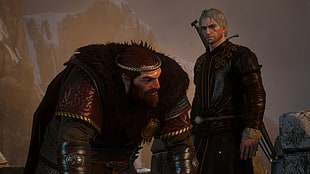 black and brown ceramic figurine, The Witcher 3: Wild Hunt, Skellige, Geralt of Rivia