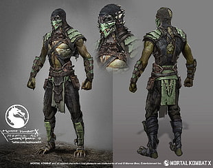 Mortal Kombat X character collage, Mortal Kombat X, concept art, digital art, artwork