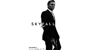Skyfall poster, movies, James Bond, Daniel Craig, Skyfall HD wallpaper