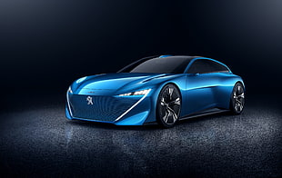 blue coupe concept