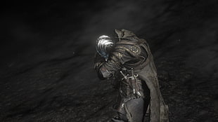man in black armor digital wallpaper, Dark Souls, Dark Souls III, Dabbing, video games