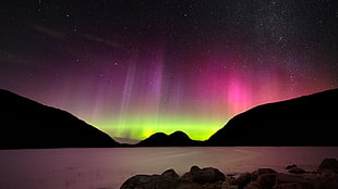 aurora borealis, NASA, stars, sky, planet