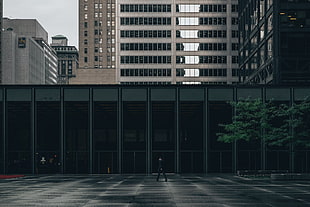 black building, Building, Structure, Architecture HD wallpaper