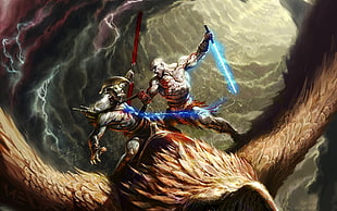 God of War, Star Wars, lightsaber, God of War II HD wallpaper