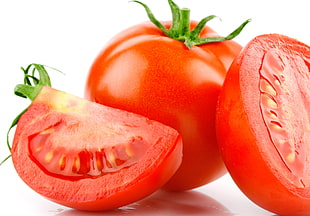 red tomato slice