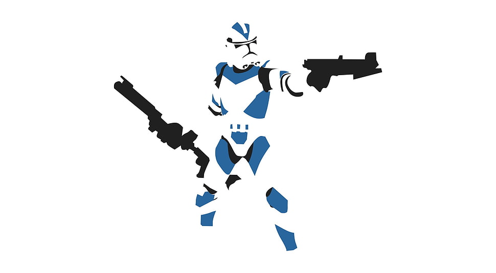 Star Wars Clone Troopers illustration, Star Wars HD wallpaper