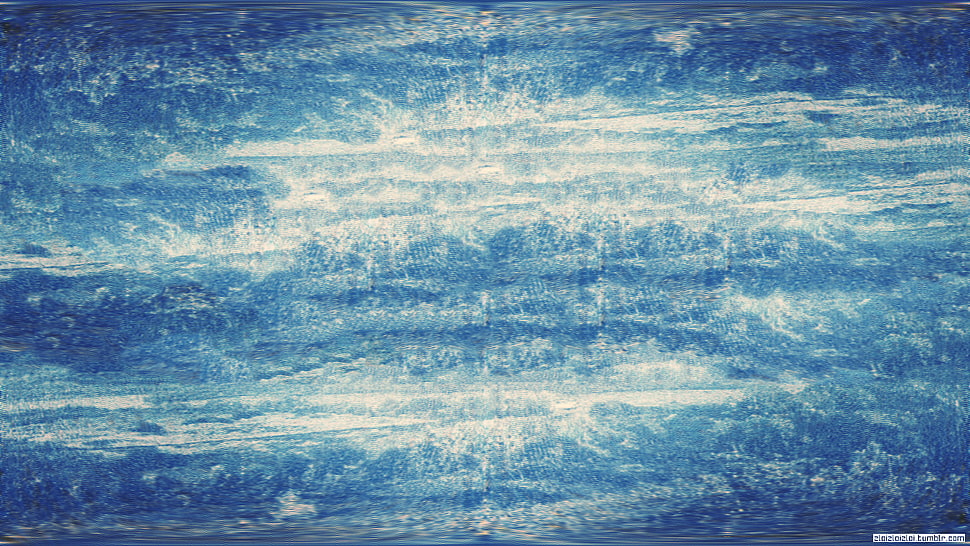 glitch art, pattern, sky, water HD wallpaper