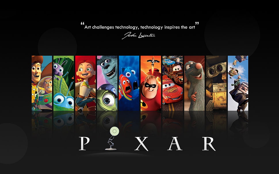 PIXAR advertisement, Disney Pixar, Pixar Animation Studios, movies, animated movies HD wallpaper