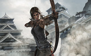 archer game wallpaper, Tomb Raider, Lara Croft