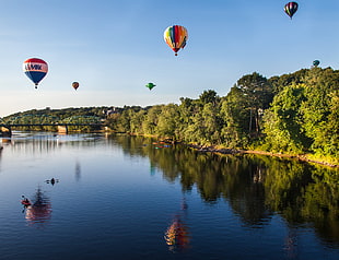 multicolored hot  air balloons during daytime