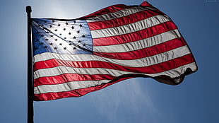 flag of United States of America, USA, flag, American flag, patriotic