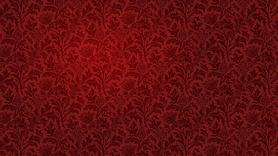 red lace textile HD wallpaper