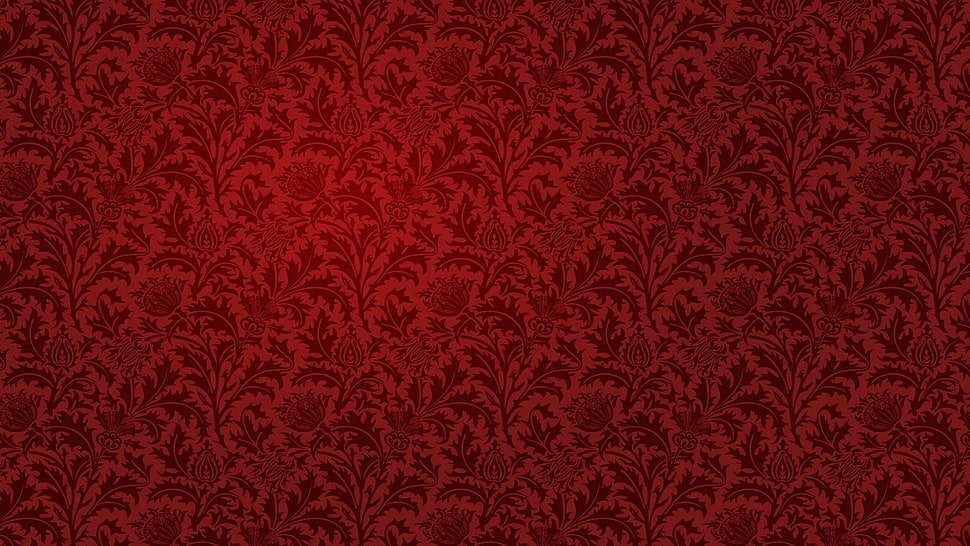 red lace textile HD wallpaper