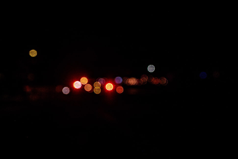 Glare,  Circles,  Grid HD wallpaper