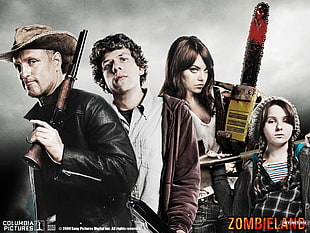 Zombieland movie poster, movies, zombies, gun, Zombieland