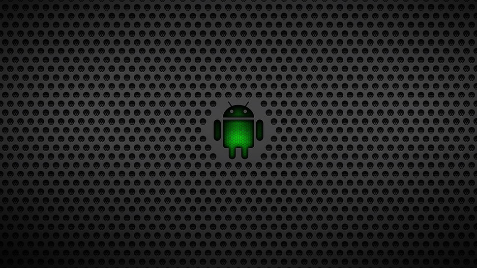 Android logo, Android (operating system), digital art, simple background HD wallpaper