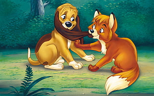 fox and the hound wallpaper