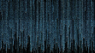 black and blue matrix graph HD wallpaper