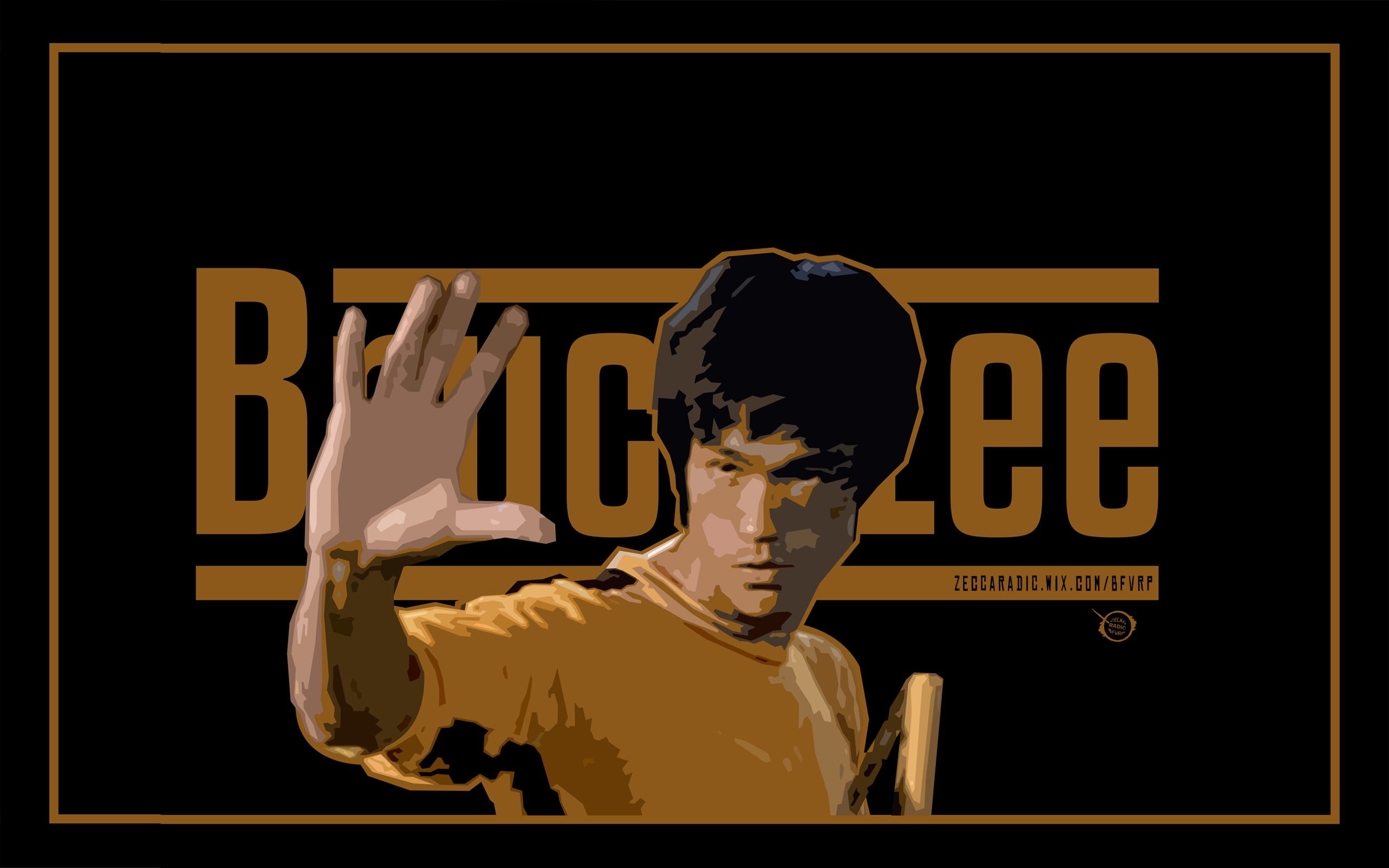 Bruce Lee poster, Bruce Lee, kung fu, digital prints, artwork