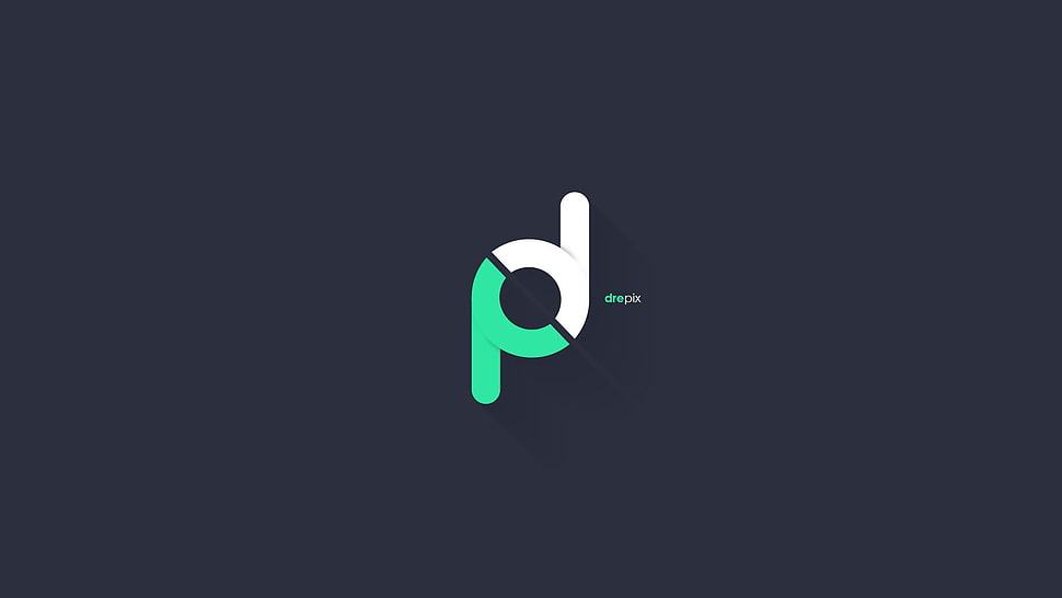 green and white logo HD wallpaper