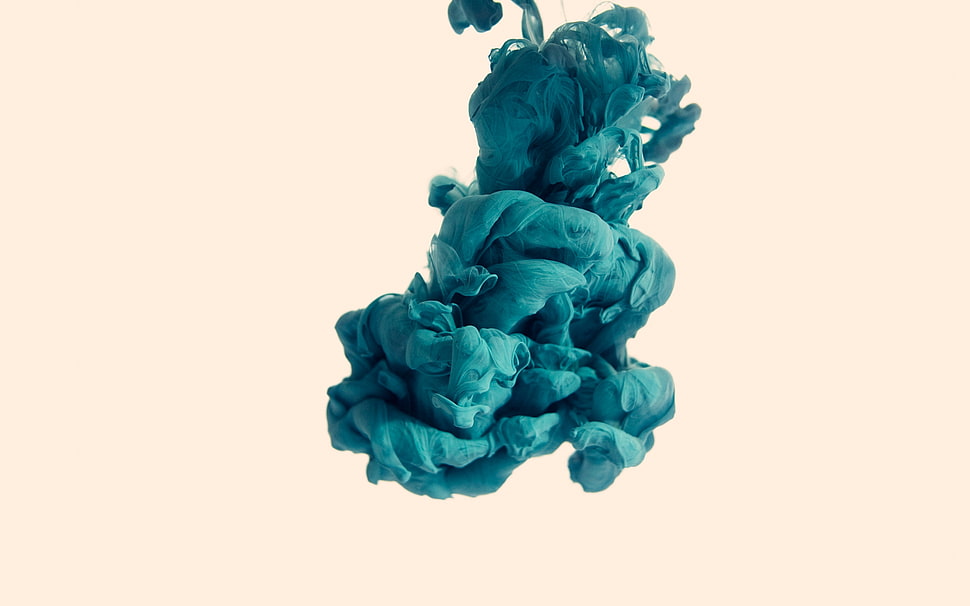 ruffled green textile illustration HD wallpaper