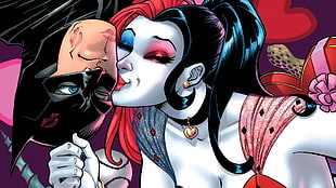 Harley Quinn illustration, Harley Quinn, DC Comics, comics, comic books HD wallpaper